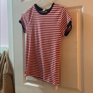 Short sleeve striped shirt